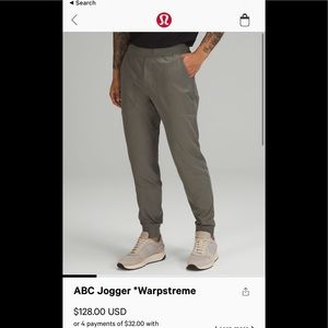 lululemon ABC Jogger *Warpstreme